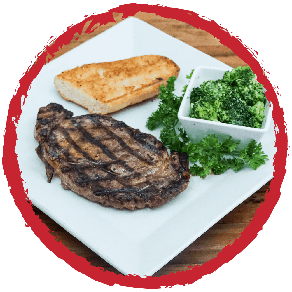 Image of steak for the slider